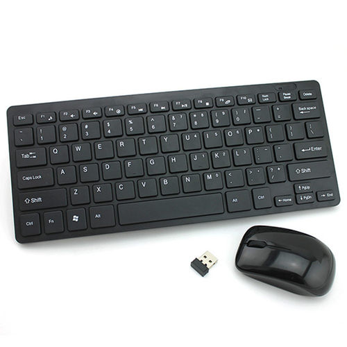 Gkm901 Battery 2.4g Mini Wireless Keyboard Mouse Set Usb Com