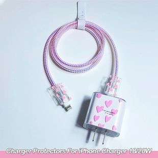 USB Cable Protection Fast Charger Protector Cover For iphone