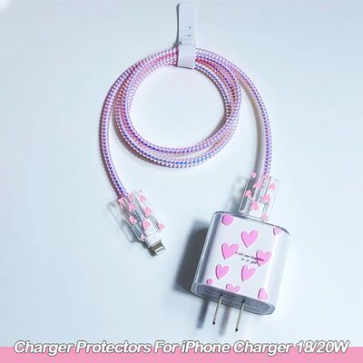 USB Cable Protection Fast Charger Protector Cover For iphone