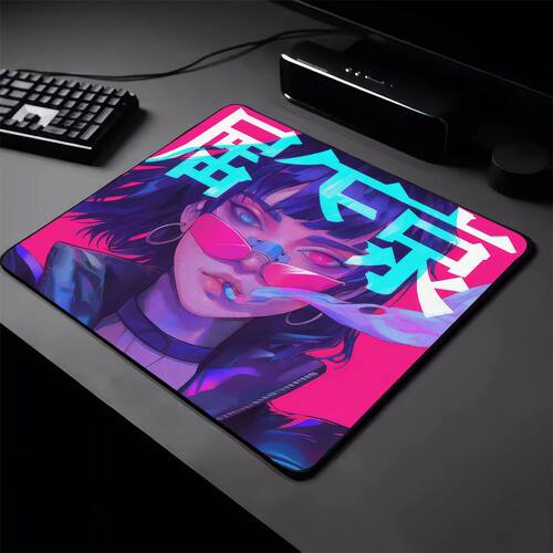 Premium Anime Girl Mouse Pad Gamer E-Sports Gaming Mousepad