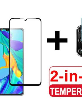 2In1 3D Tempered Glass For Huawei P40 P30 P20 lite Camera Lens Screen Protector For Huawei P20 P30 P