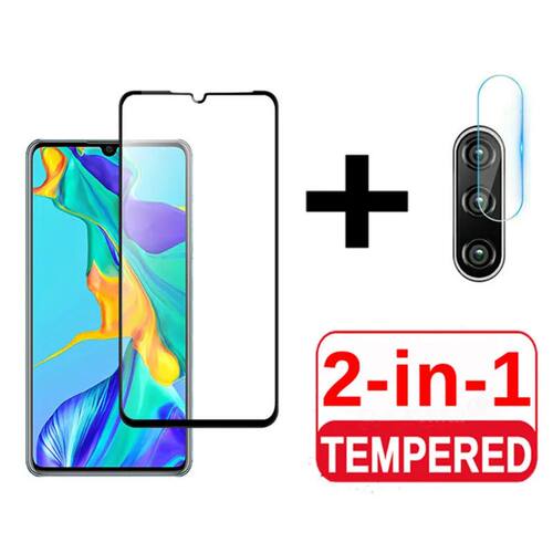 2In1 3D Tempered Glass For Huawei P40 P30 P20 lite Camera Lens Screen Protector For Huawei P20 P30 P