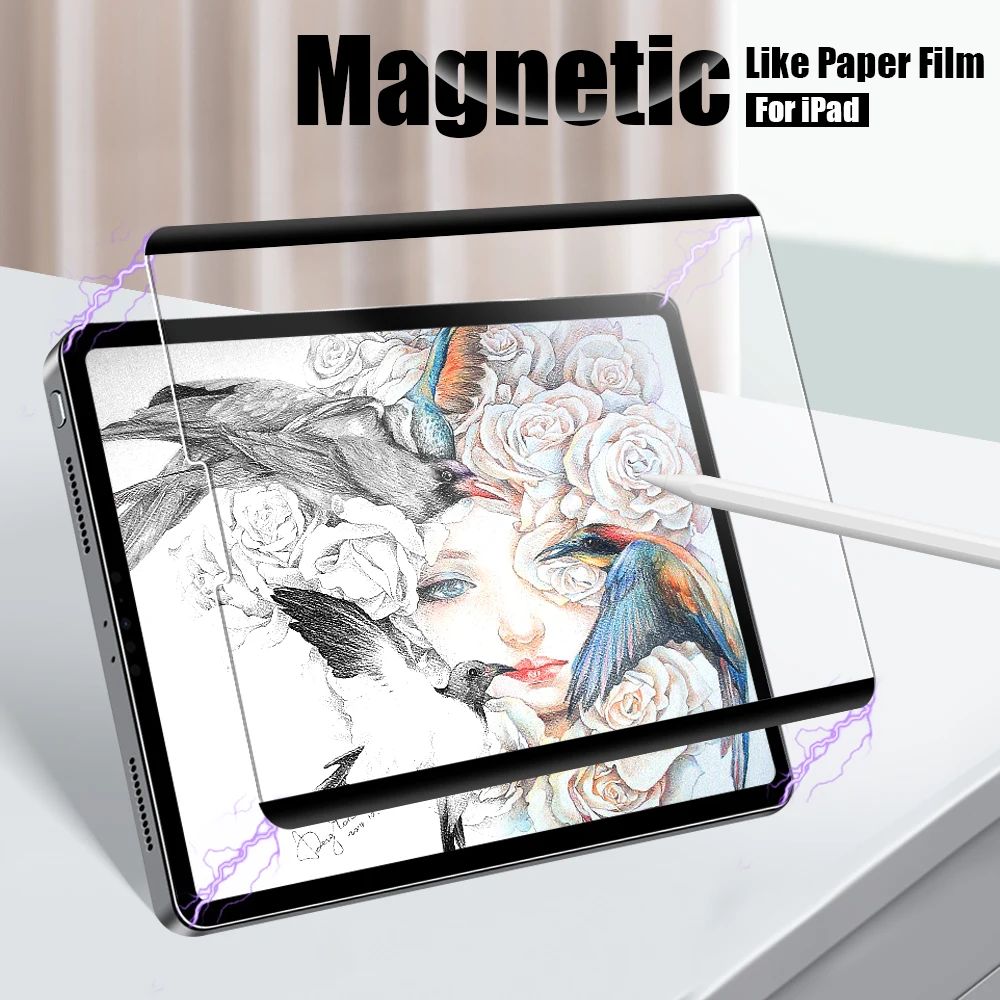 Like Paper Film For Ipad Pro 13 11 12.9 10 9 10th 9th Generation 10.2 Screen Protector On Ipad Air 5