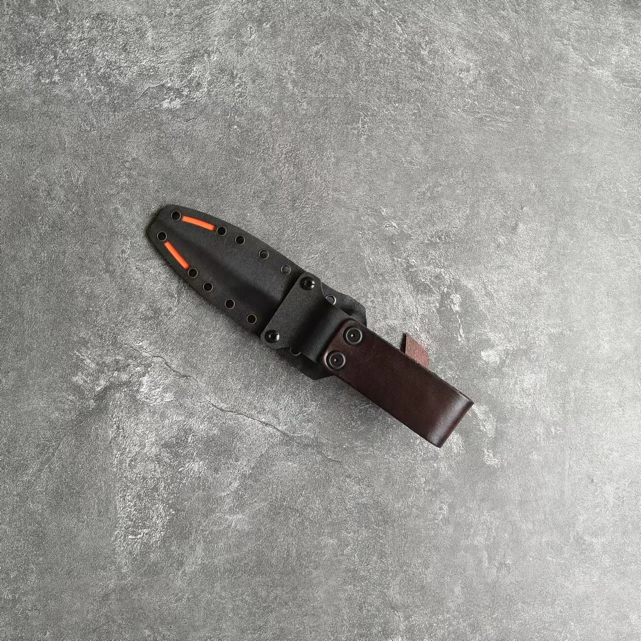 华匠坊A8黑色礼品盒植鞣皮