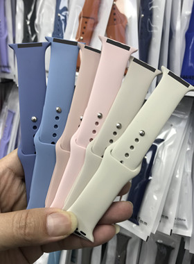 【华强北优选】适用iwatch7表带s89表带se学生手腕带硅胶ultra2代