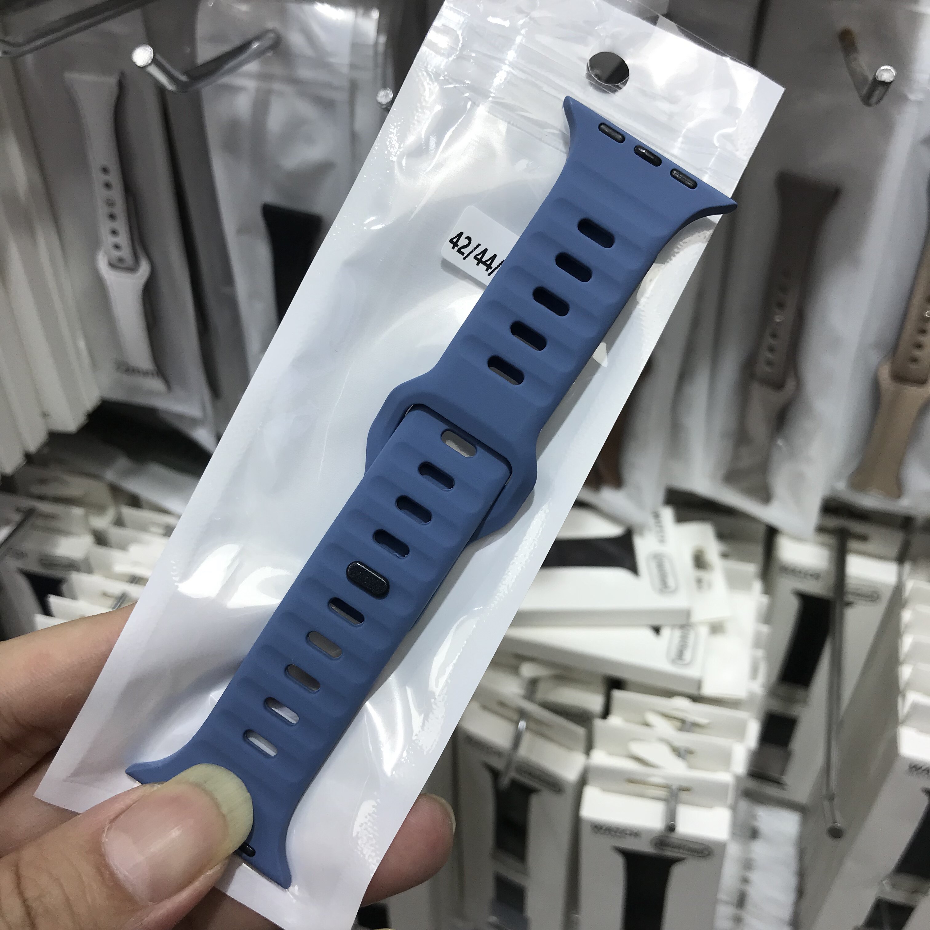 SUITABLE FOR HUAQIANGBEI APPLE WATCH9 STRAP S8S9 ULTRA WATCH SILICONE BAND HK8PROMAX