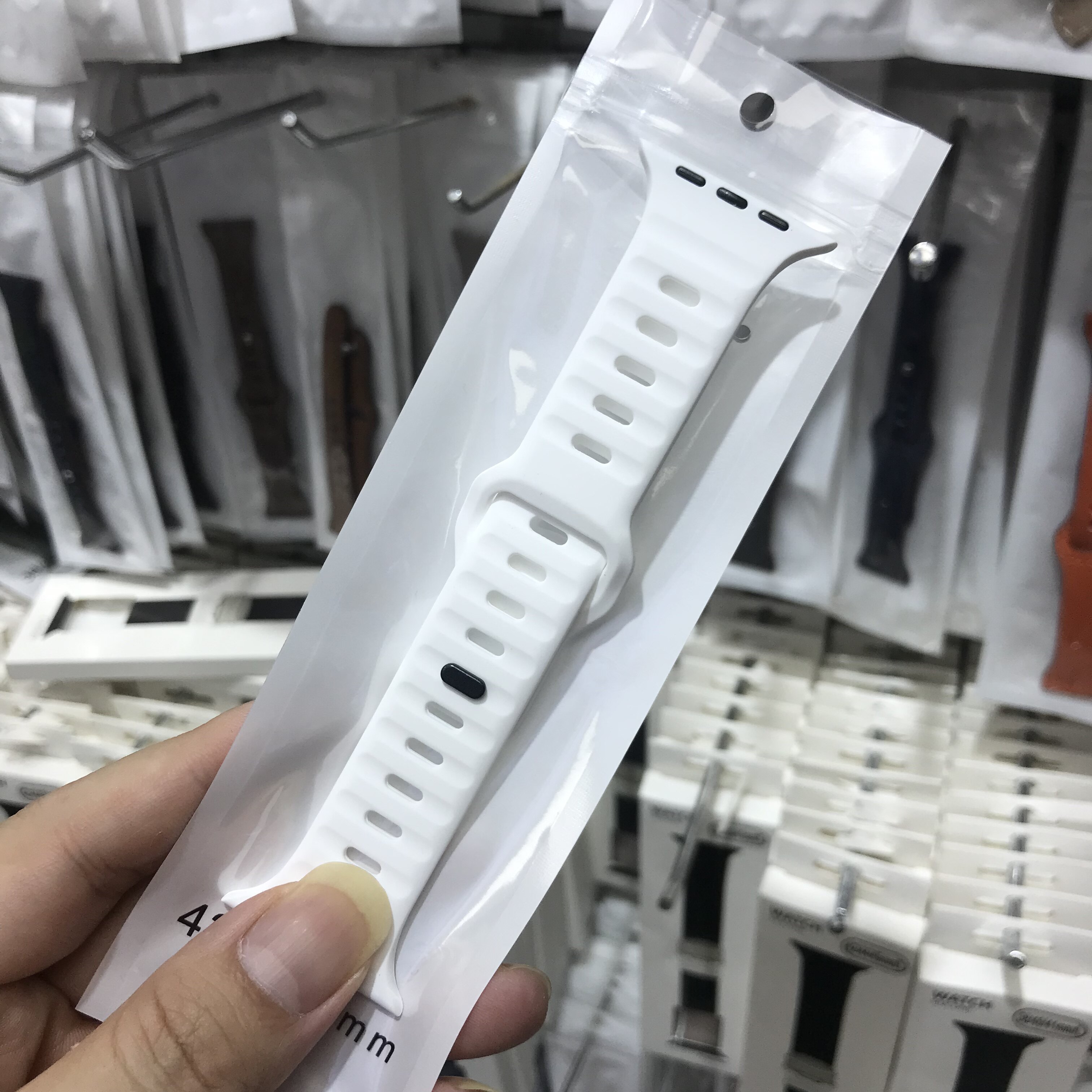 SUITABLE FOR HUAQIANG NORTH APPLE APPLE IWATCH8ULTRA SPORTS SILICONE STRAP IWATCH76543SE WRISTBAND