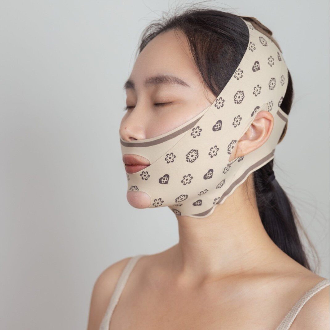 全新面部脸托非瘦脸面雕提拉面罩非瘦脸带睡眠V脸绷带非瘦脸绷带