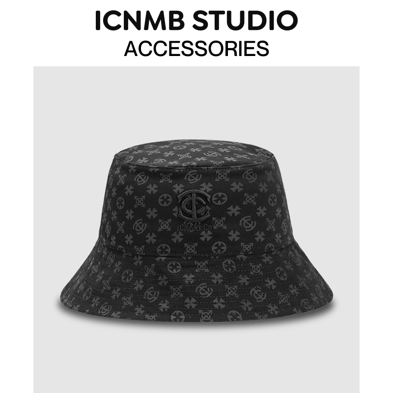 老花渔夫帽防紫外线四季男