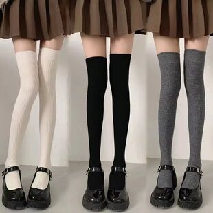 Autumn Girls Lolita Stockings White Women Winter Black