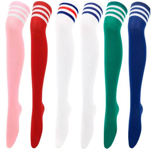 Women Jk Stockings Halloween Party Cosplay Socks Over Knee T
