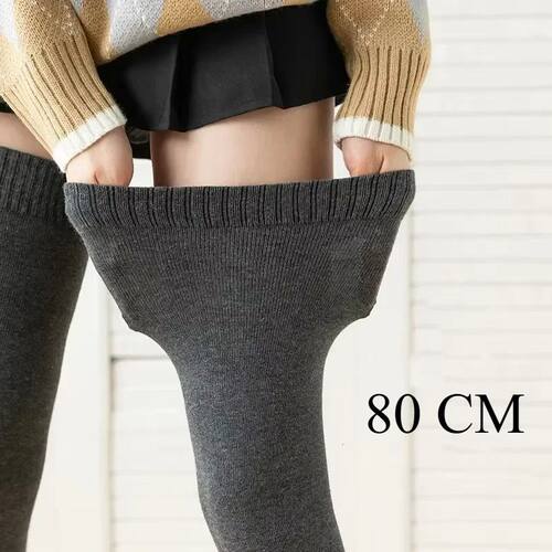 80cm Extended Over Knee High Socks Silicone Anti Slip High T