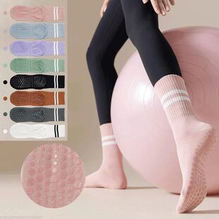 Non Yoga Strip Woman Pilates Socks Sports Pairs Slip