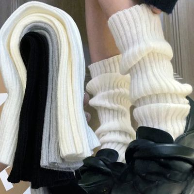 40-70cm Knitted Lolita Leg Warmers Women's Long Socks Autumn