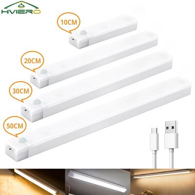 Rechargeable Motion Sensor LED Bar Light Induction Night Lig