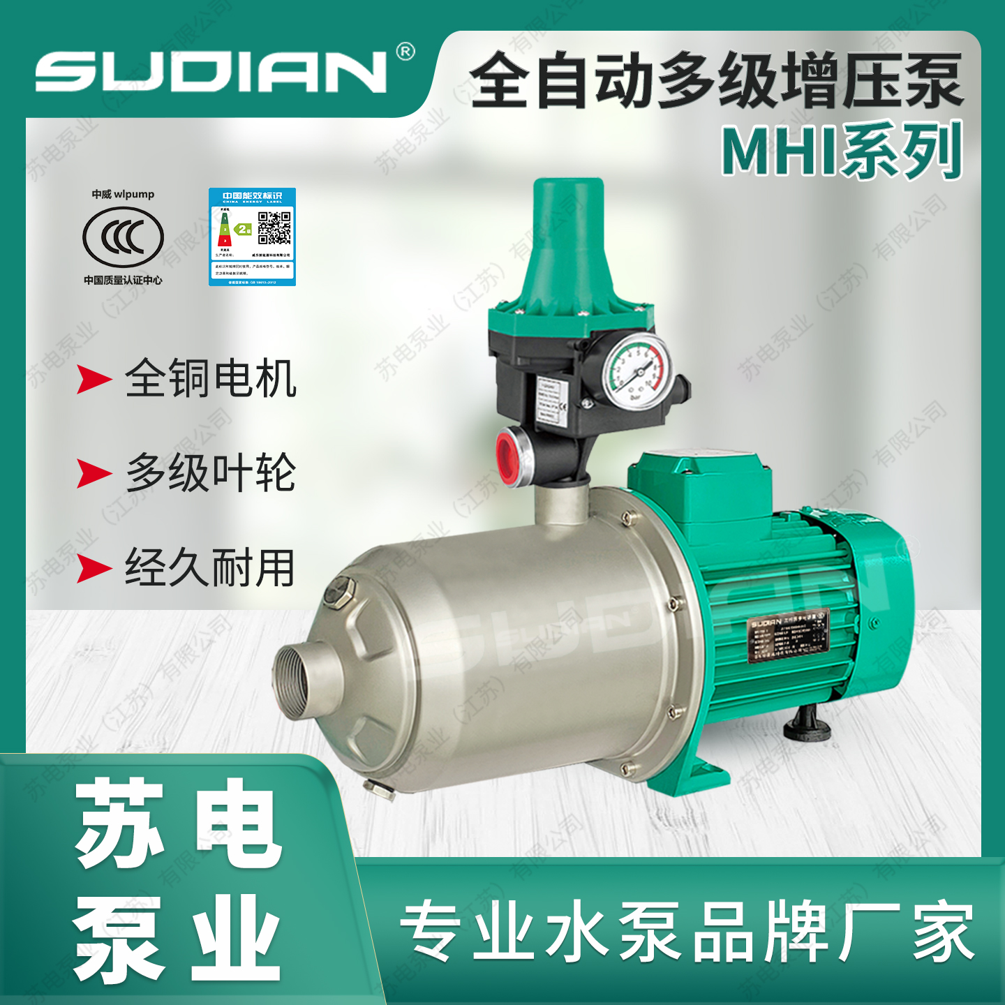 耐高温增压泵SUDIAN/苏电不锈钢