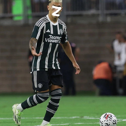 ADIDAS阿迪达斯23-24新赛季曼联客场球迷版足球短袖球衣 HR3675