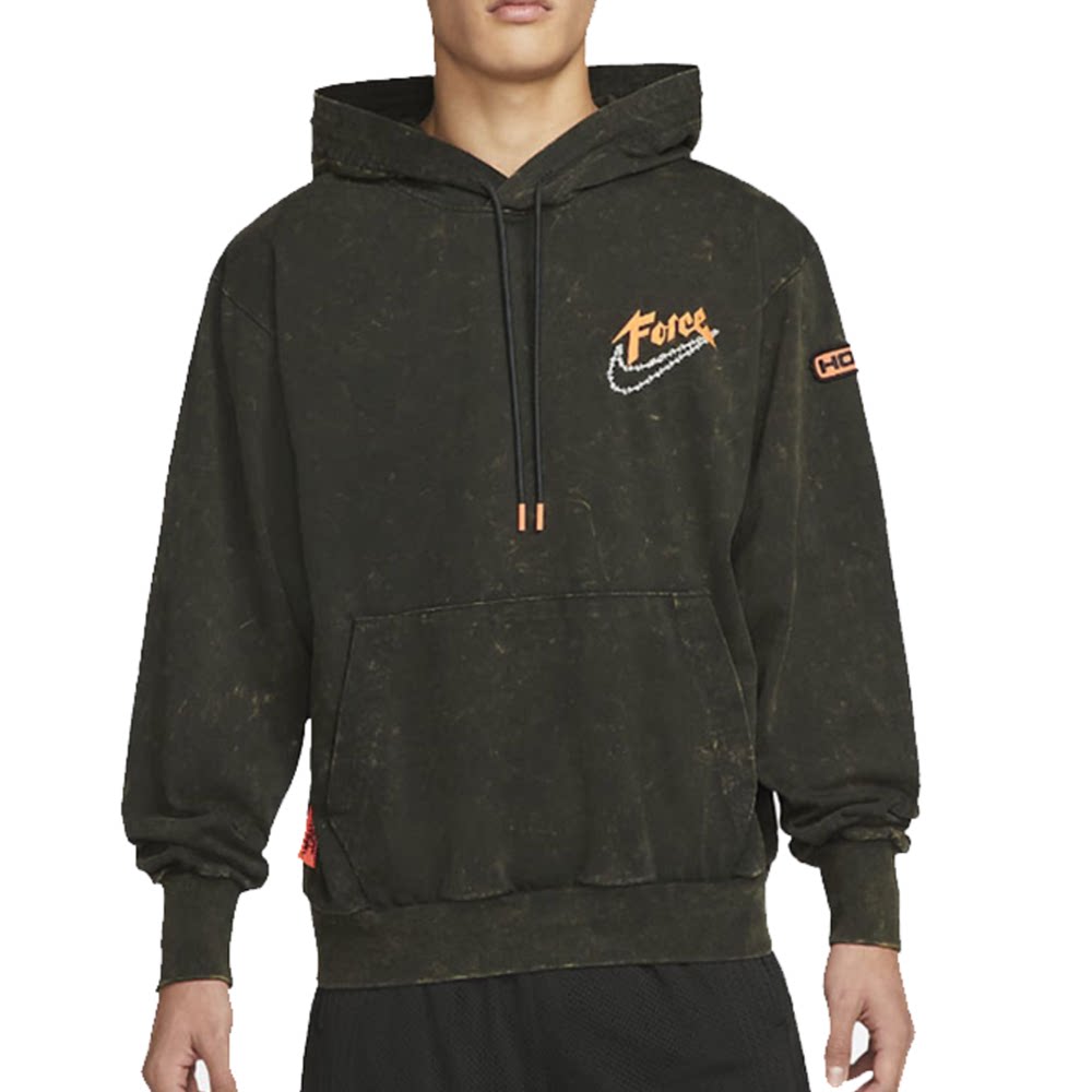 Nike耐克春季新款男子连帽篮球休闲套头运动卫衣外套 DH6809-352