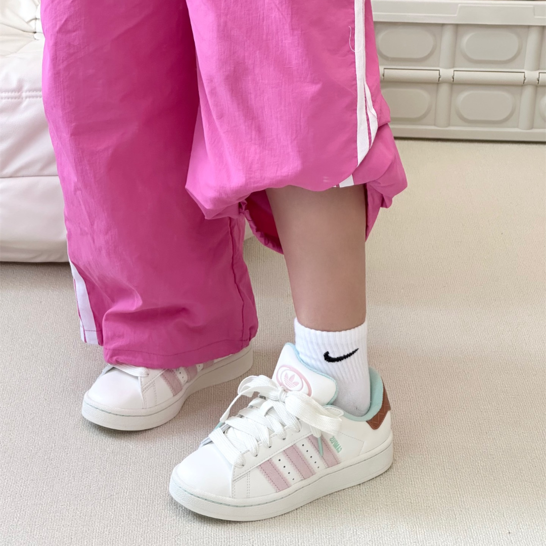 阿迪达斯三叶草女鞋CAMPUS 00S运动休闲鞋轻便防滑面包鞋 IH3281