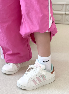 阿迪达斯三叶草女鞋CAMPUS 00S运动休闲鞋轻便防滑面包鞋 IH3281