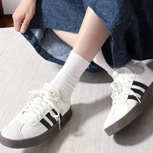 Adidas阿迪达斯VL COURT男女复古运动休闲板鞋小白鞋德训鞋JQ1501