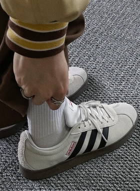 阿迪达斯neo VL COURT 2.0男子休闲运动低帮耐磨板鞋鞋 JS3003