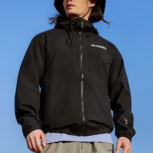 J连帽运休闲夹克外套 RAIN JN8804 ADIDAS阿迪达斯男子MULTI