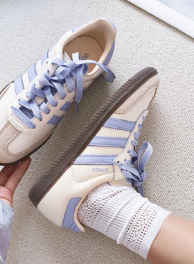 阿迪达斯三叶草Samba OG德训鞋板鞋低帮男女款T头鞋JI2678 JI2677