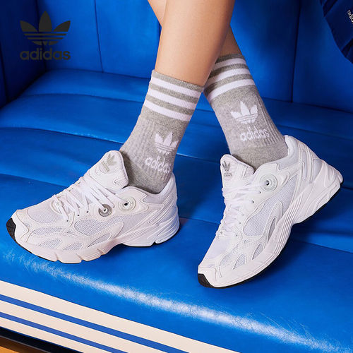 Adidas阿迪达斯ASTIR女士复古网面透气耐磨低帮运动休闲鞋 IE9887