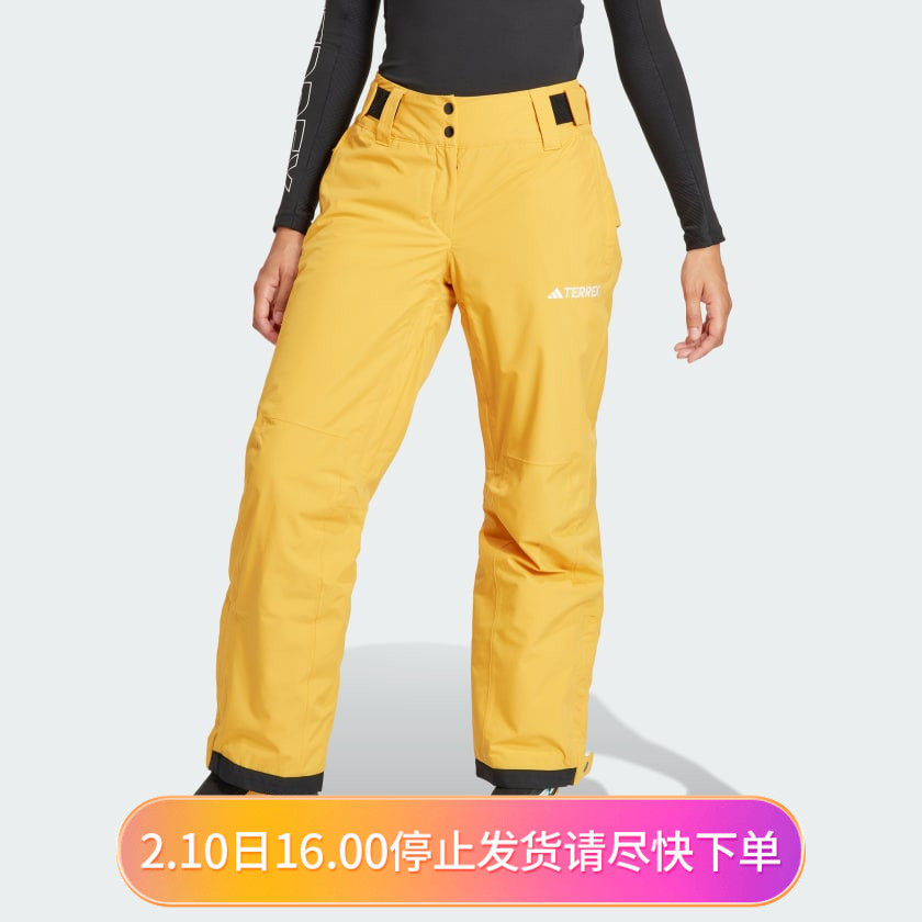Adidas阿迪达斯TERREX冬季新款男女户外运动滑雪工装长裤 IL9042
