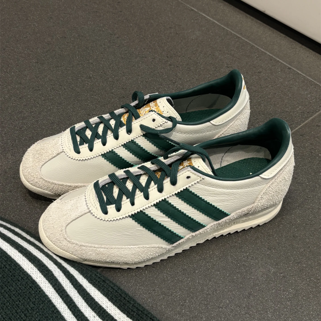 Adidas阿迪达斯三叶草男女鞋SL 72 OG复古翻毛皮运动休闲鞋IF1940