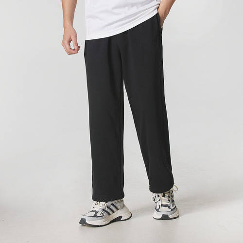 Adidas阿迪达斯男裤正品新款休闲运动直筒宽松透气长裤KS2303