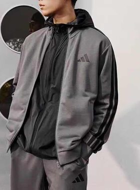 阿迪达斯V TRACKSUIT男子春秋运动休闲长袖长裤套装 JZ0102 0109