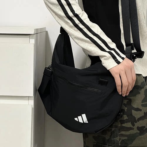 Adidas/阿迪达斯男女户外收纳休闲运动斜跨手提包手拎包 KC1404