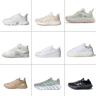 鞋盒破损 瑕疵/Adidas阿迪达斯男女防滑舒适简约运动情侣休闲鞋