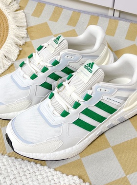 Adidas阿迪达斯EQUIPMENT+男子运动休闲透气低帮网面跑步鞋GY6605