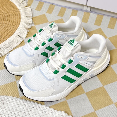 Adidas阿迪达斯EQUIPMENT+男子运动休闲透气低帮网面跑步鞋GY6605