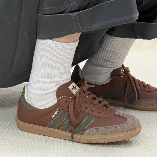 阿迪达斯三叶草SAMBA 男女经典复古德训鞋运动休闲板鞋 IE9122