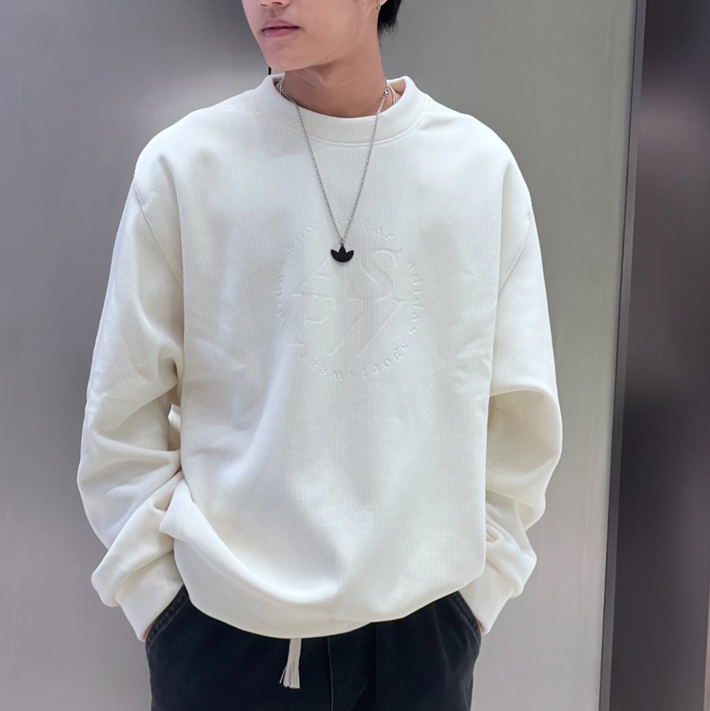 adidas阿迪达斯男女秋冬新款圆领保暖休闲运动套头衫卫衣 JI6651