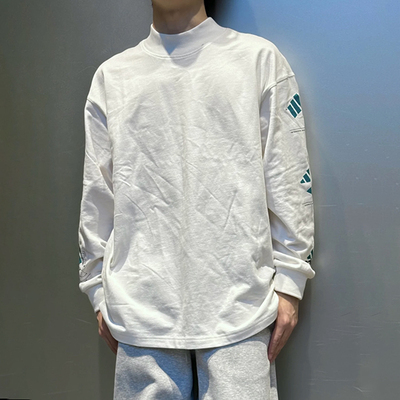 Adidas阿迪达斯男士休闲运动宽松复古长袖T恤套头衫 JN4846 4849