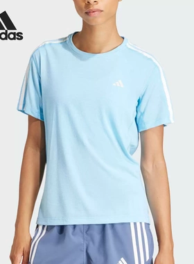 Adidas阿迪达斯OTR E 3S TEE女士跑步休闲运动透气短袖T恤IK5020