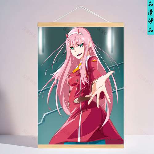 DARLING in the FRANXX国家队02可定制挂画布艺卧室装饰生日礼物