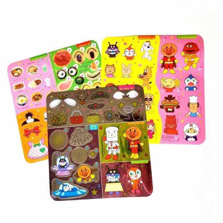 日单面包超人换装场景贴纸手账贴画手工贴杂志蜡笔小新3张一套,文具电教/文化用品/商务用品,贴纸/立体贴纸,淘宝优惠券,粉丝福利购,淘宝优惠卷