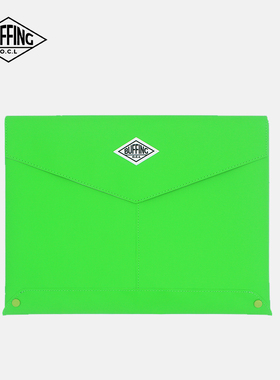 BUFFING「电脑平板保护套」绿色手拿包适用MacBookAirM4/M3/M2/M1苹果电脑包MacBookPro13寸笔记本内胆包户外