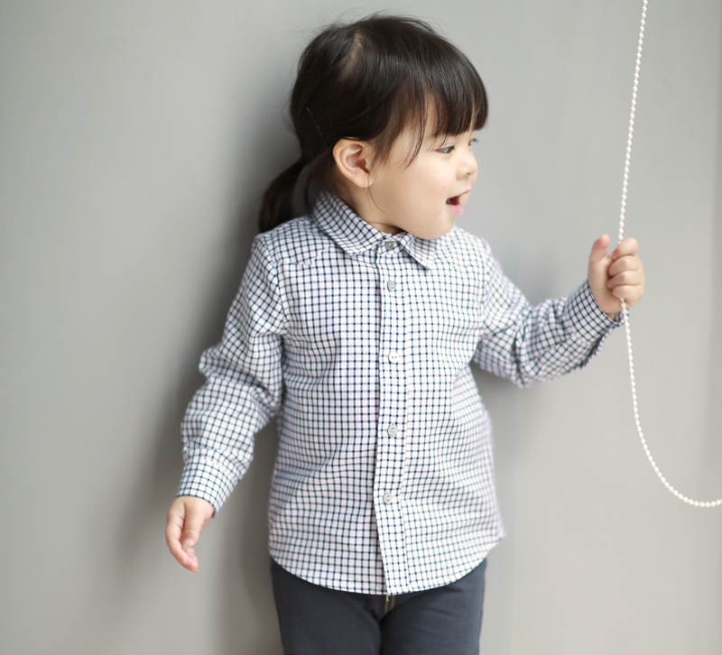 Chemise enfant BONMAJOR à manche longue - Ref 2083090 Image 1