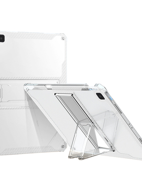 适用三星tabA7Lite保护套8.7英寸无磁铁带笔槽支架Galay Tab A7lite电脑透明隐形气囊SM-T220/T225防摔保护壳