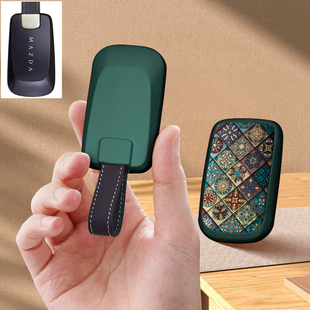 适用26款马自达EZ60汽车钥匙套改装蓝牙遥控保护套包壳时尚扣专用