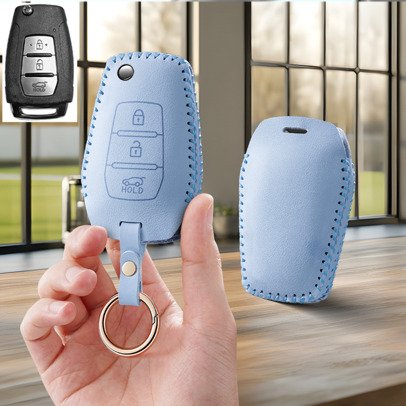 适用双龙ssangyong汽车钥匙套柯兰多雷斯特遥控保护套包舒莱扣壳