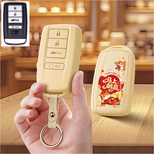 适用讴歌RDX汽车钥匙套Tlx保护套Nsx包Mdx壳扣女高级Tlxl专用男士