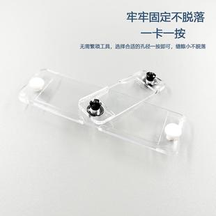 塑料铆钉塑胶PC板卡扣R2R3R4R5R6 黑色尼龙R型铆钉按压式 子母铆钉